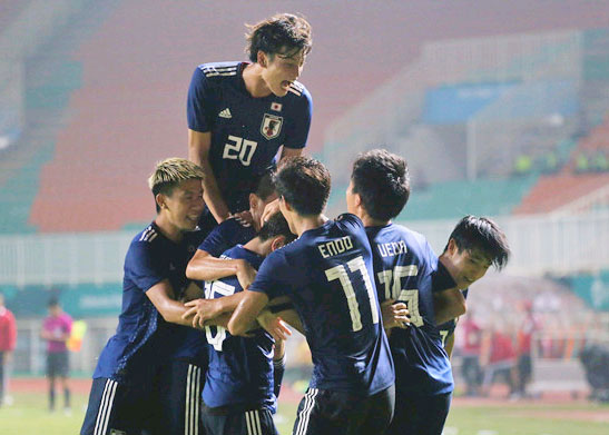 Olympic Nhật Bản gặp Olympic Hàn Quốc trong trận chung kết ASIAD 2018